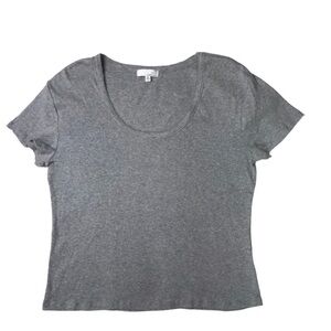 Great Condition Ten Sixty Sherman gray short sleeve shirt blouse size XL women